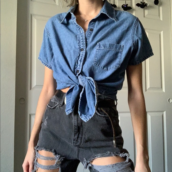 Faded Glory Tops - sold VINTAGE / denim buttondown